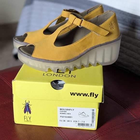 Fly London Shoes - Fly London Yellow Women's Shoes